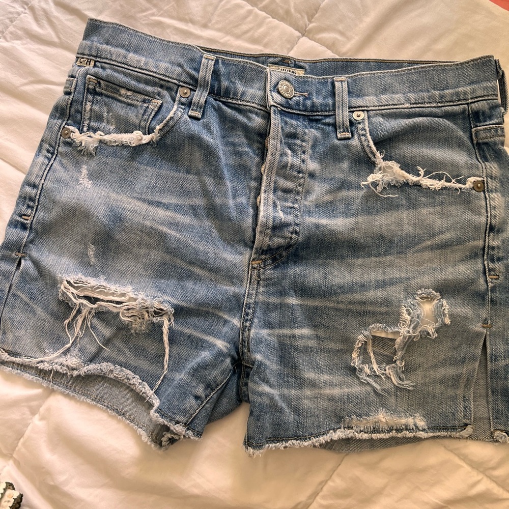 denim shorts